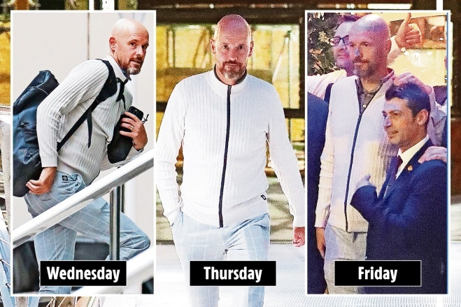 Gu thoi trang gay chu y cua HLV Ten Hag hinh anh