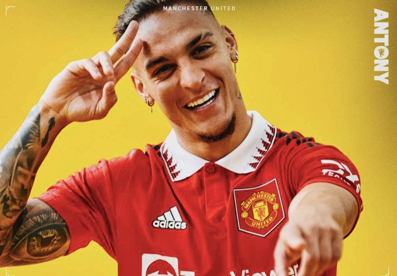 Hinh anh dau tien cua Antony tai Man United hinh anh