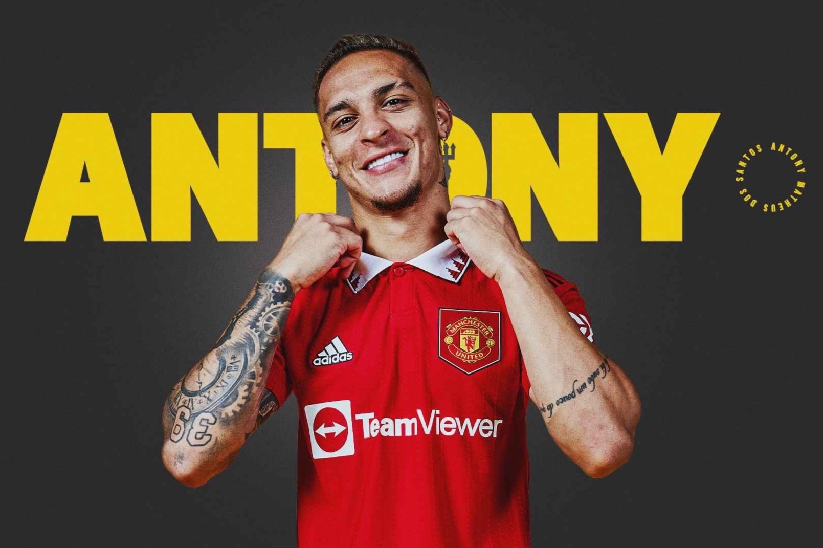 MU cong bo so ao cua Antony, Dubravka hinh anh