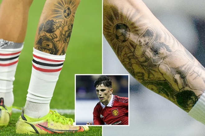 Hinh xam sao tre MU anh 1