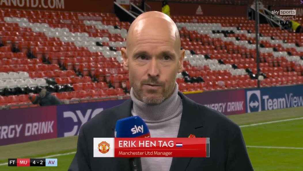 HLV Ten Hag gap su co tren song truyen hinh hinh anh