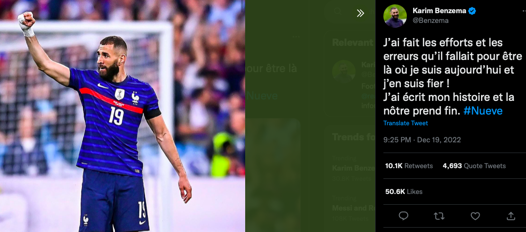 Benzema chia tay Phap anh 1