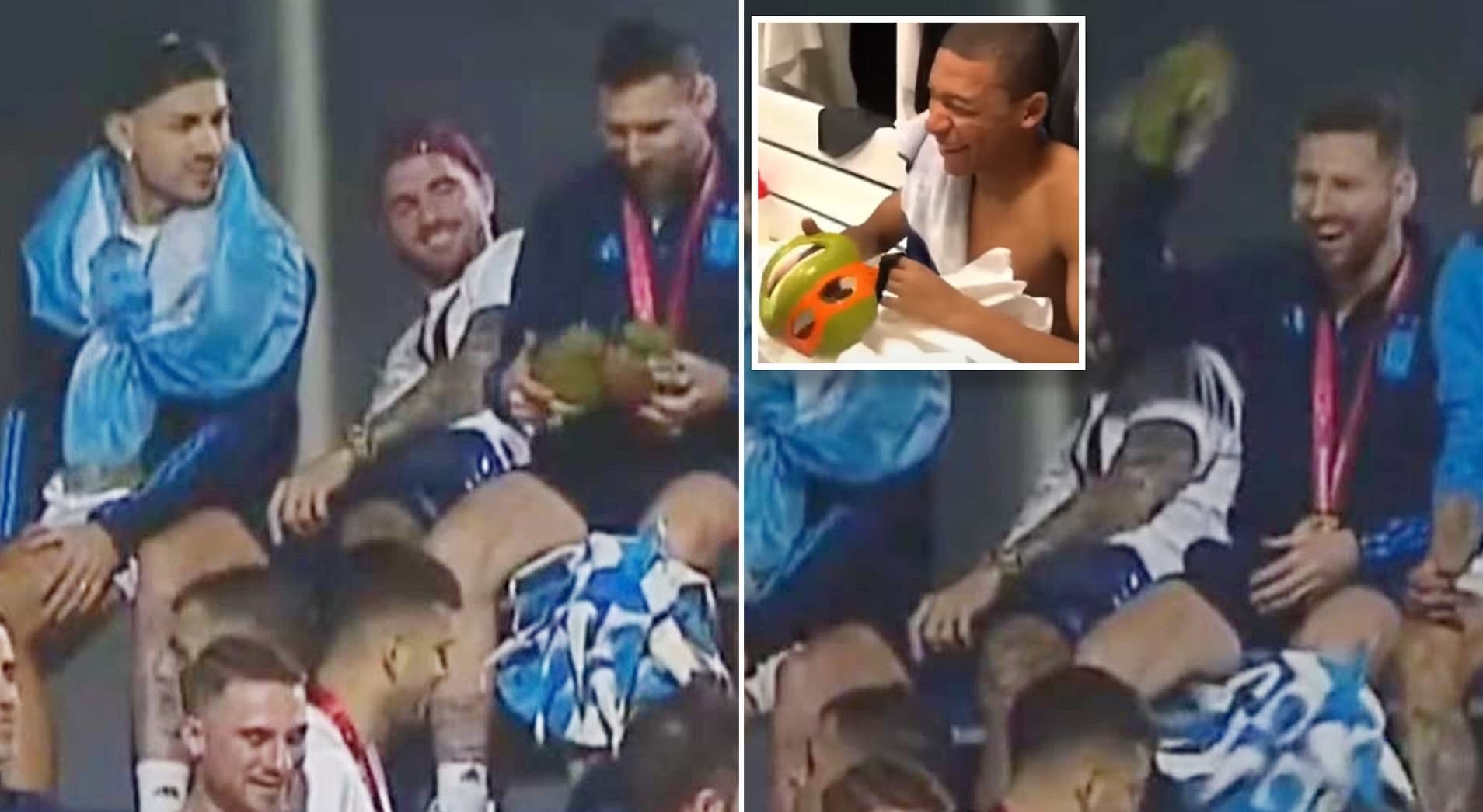 Martinez che nhao Mbappe anh 1