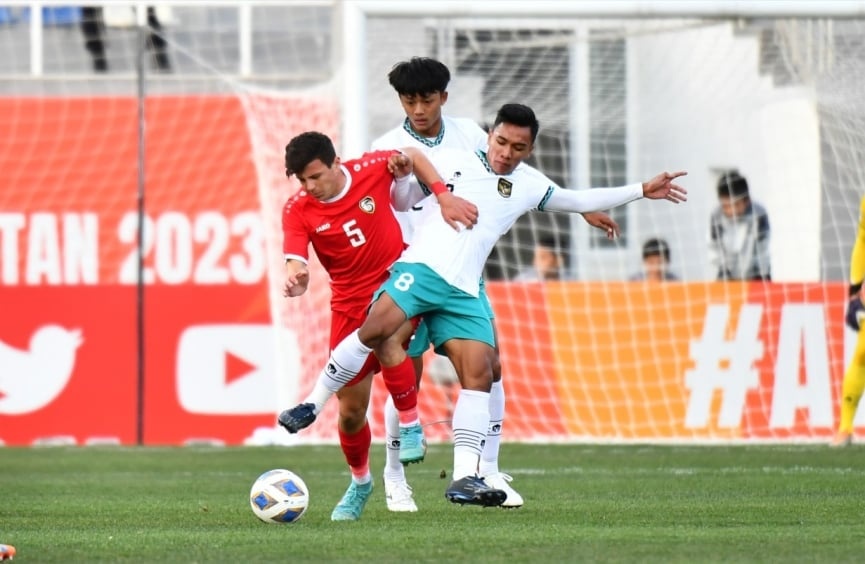 Indonesia thang tran dau o giai U20 chau A hinh anh