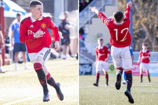 Pha bong gay sot cua con trai Rooney hinh anh