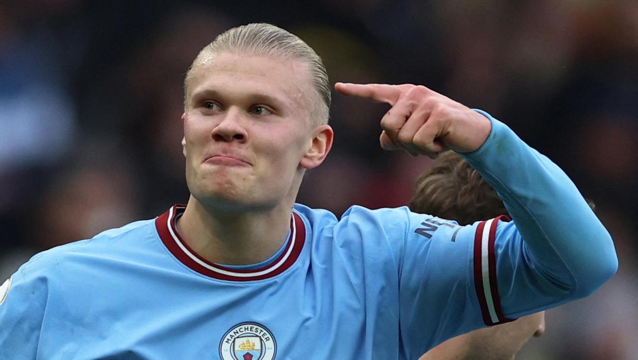 Haaland de pha hong mua giai cua Arsenal hinh anh