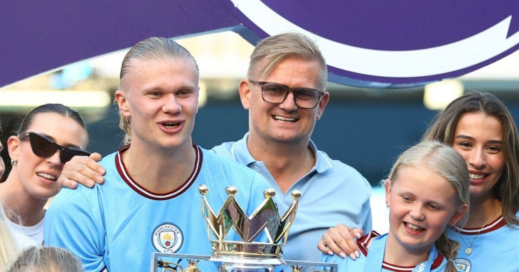 Sac voc ban gai Haaland anh 1