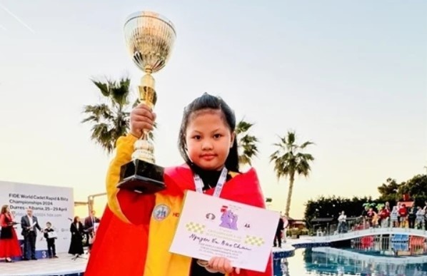 Bao Chau gianh HCV Giai Vo dich co Chop thieu nien the gioi 2024 hinh anh