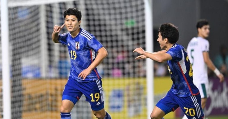 Highlights U23 Nhat Ban 2-0 U23 Iraq hinh anh