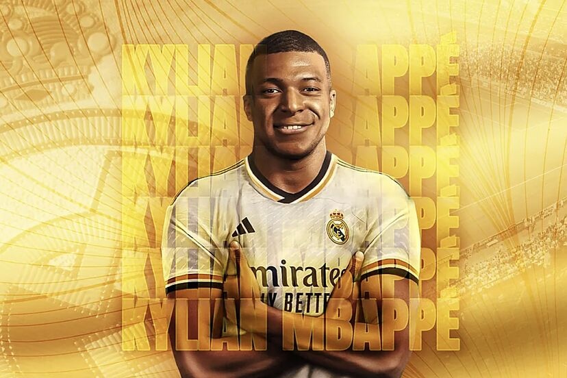 Real Madrid cong bo chu ky Mbappe hinh anh