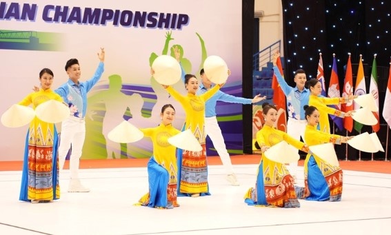 Gioi thieu nhung net van hoa doc dao qua Giai The duc Aerobic Chau A hinh anh