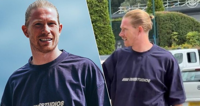 Dien mao khac la cua De Bruyne hinh anh