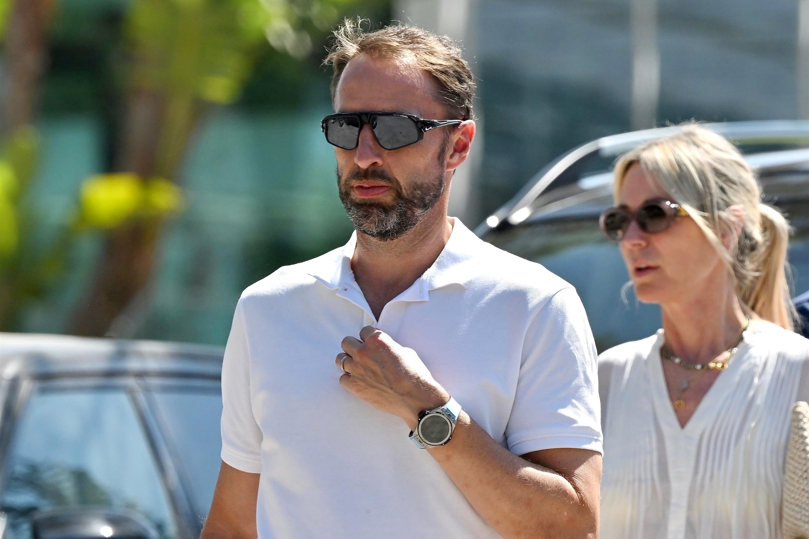 Hinh anh moi nhat cua HLV Southgate sau khi chia tay tuyen Anh hinh anh