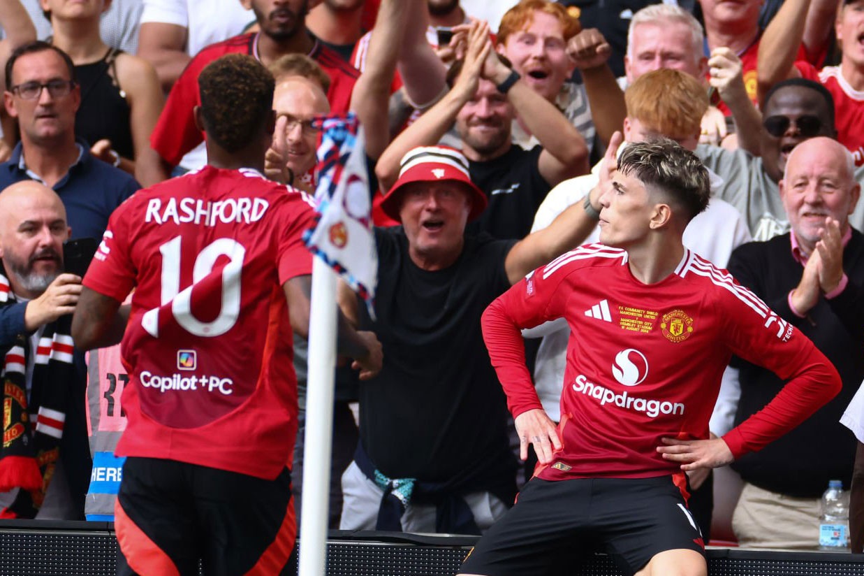 Highlights Sieu cup Anh: Man City 1-1 Man Utd hinh anh