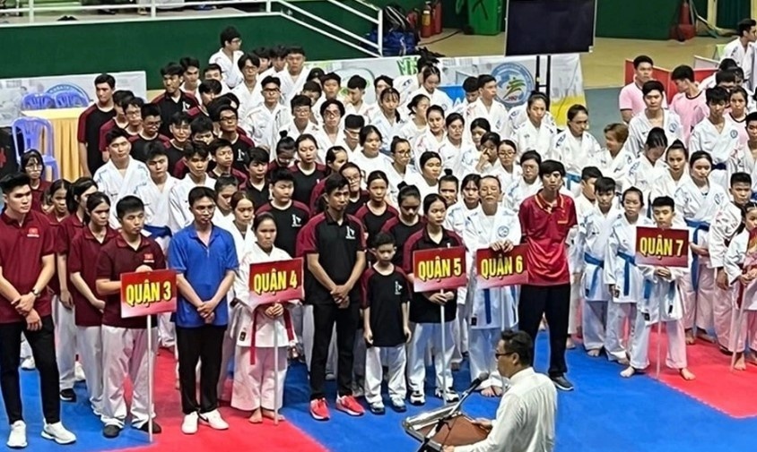Ket qua dieu tra vu nhuong huy chuong vang o giai karate tre TP.HCM hinh anh