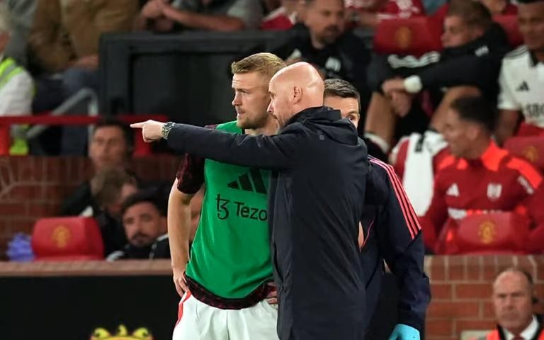 Ten Hag bao ve De Ligt hinh anh