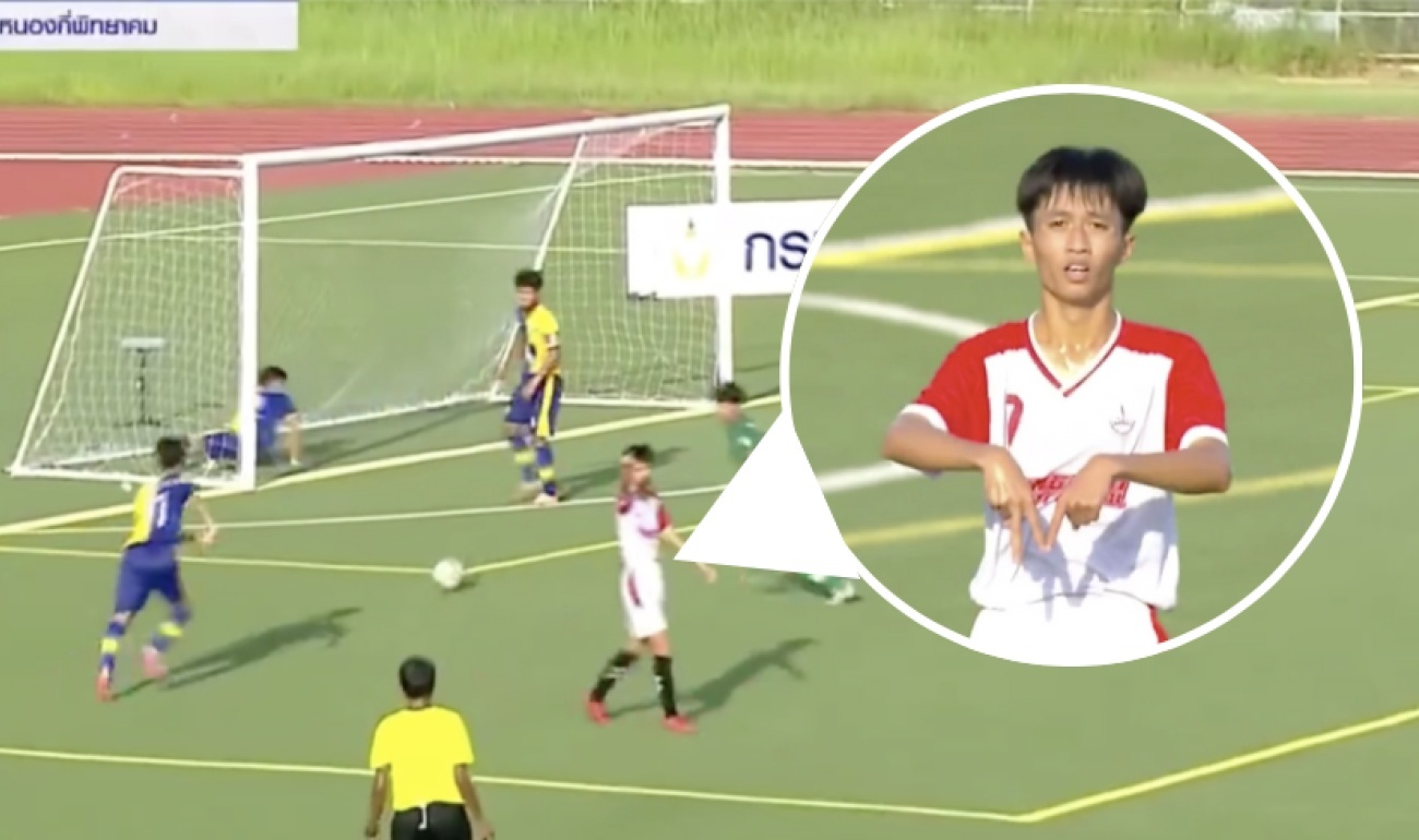 Clip cau thu Thai Lan be mat vi an mung som thu hut 10 trieu luot xem hinh anh