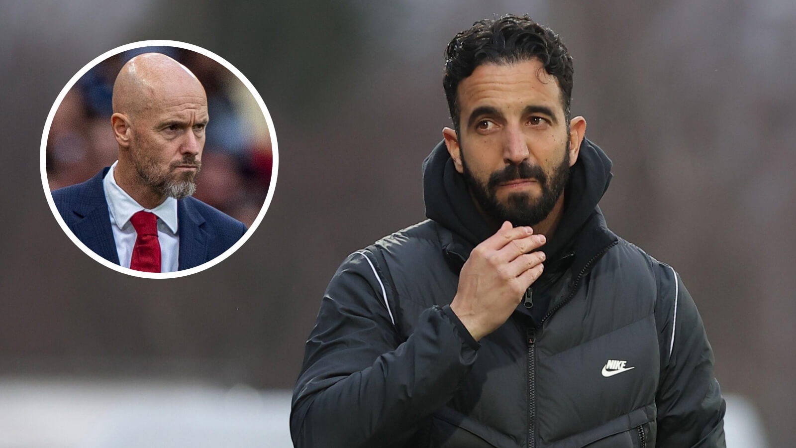 Amorim don vao nha cu cua Ten Hag? hinh anh