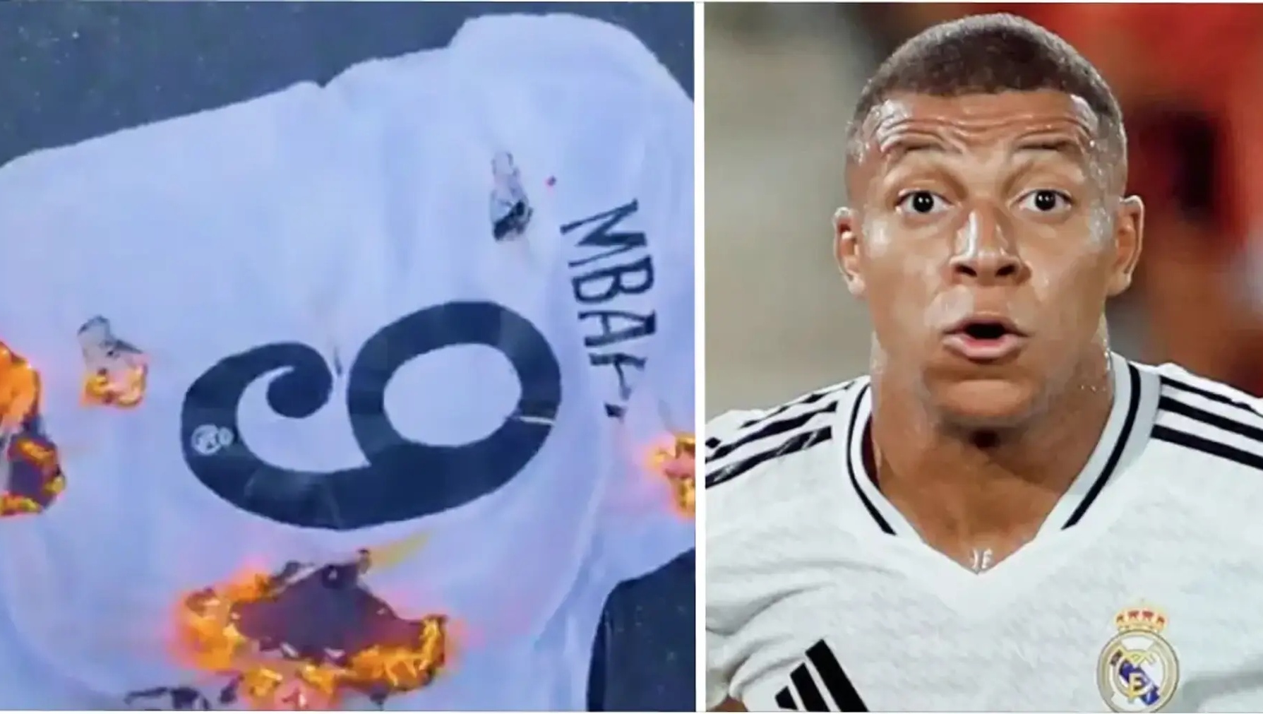 Fan Real Madrid dot ao Mbappe hinh anh