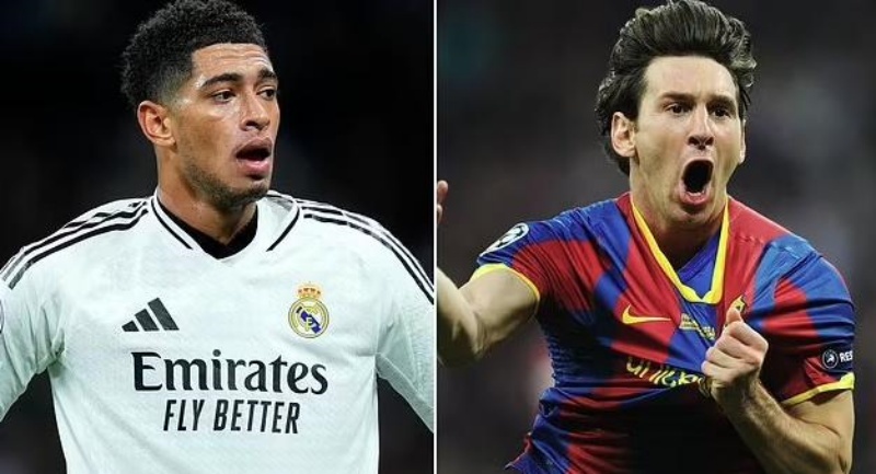 Bellingham sanh ngang Messi o Champions League hinh anh