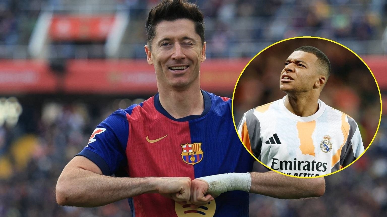 Cuoc dua kich tinh giua Mbappe va Lewandowski hinh anh