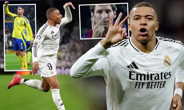 Mbappe hoc theo Ronaldo, Messi hinh anh