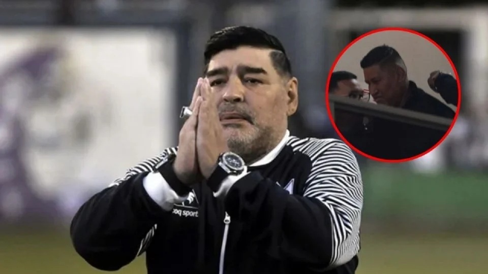 Ve si Maradona bi bat va buc anh gay soc cua huyen thoai Argentina hinh anh