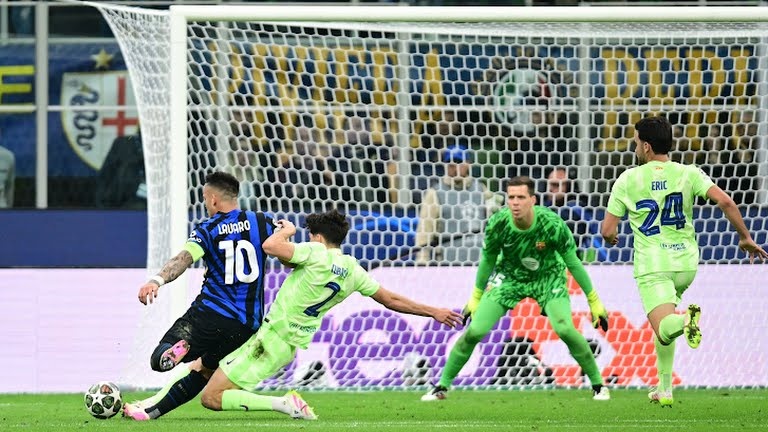 Loat tranh cai tran Inter thang Barcelona hinh anh