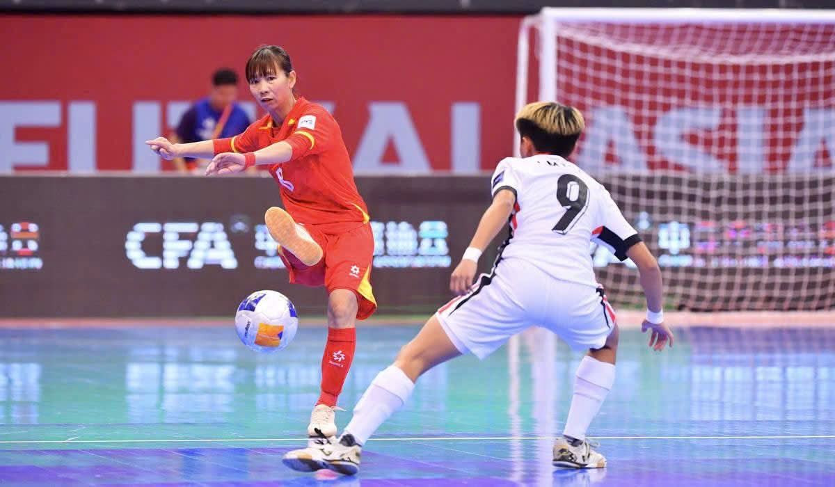 Futsal nu Viet Nam thang kich tinh o giai chau A hinh anh