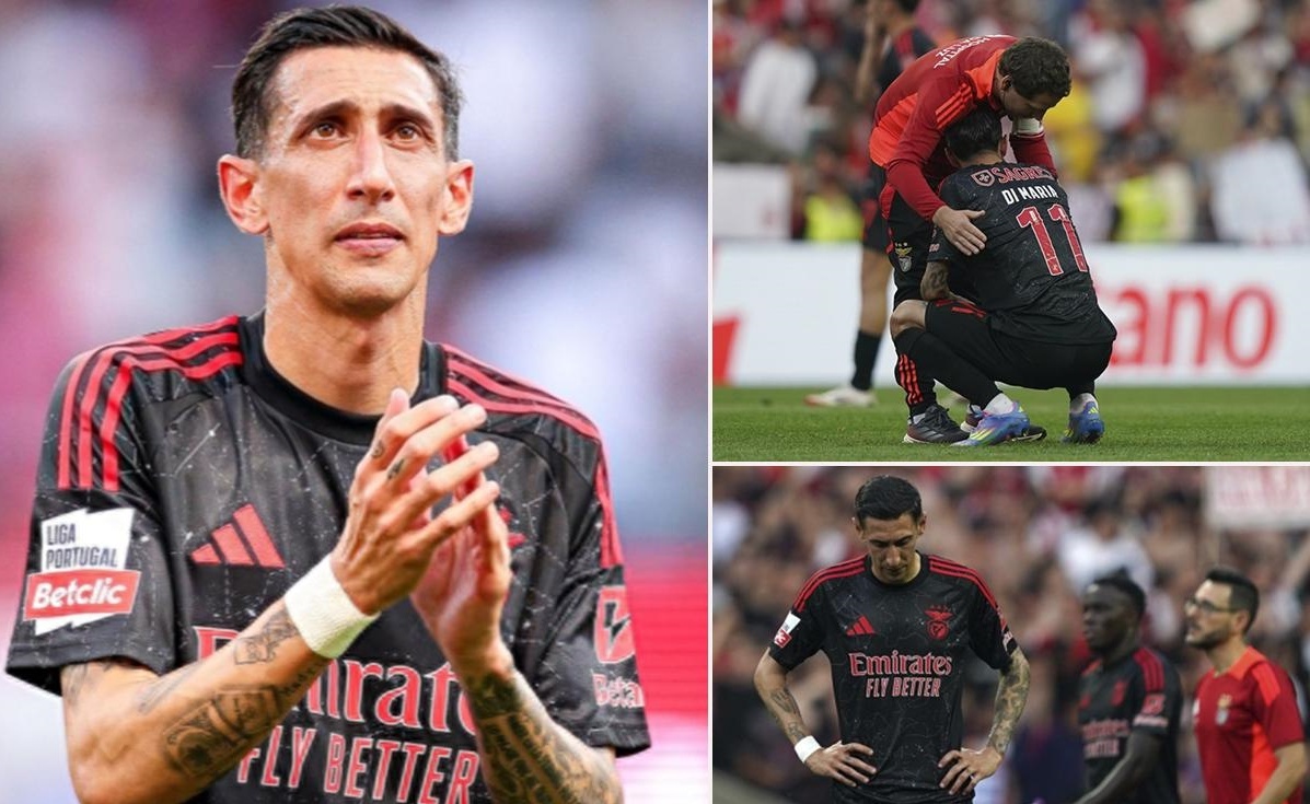 Di Maria khoc hinh anh