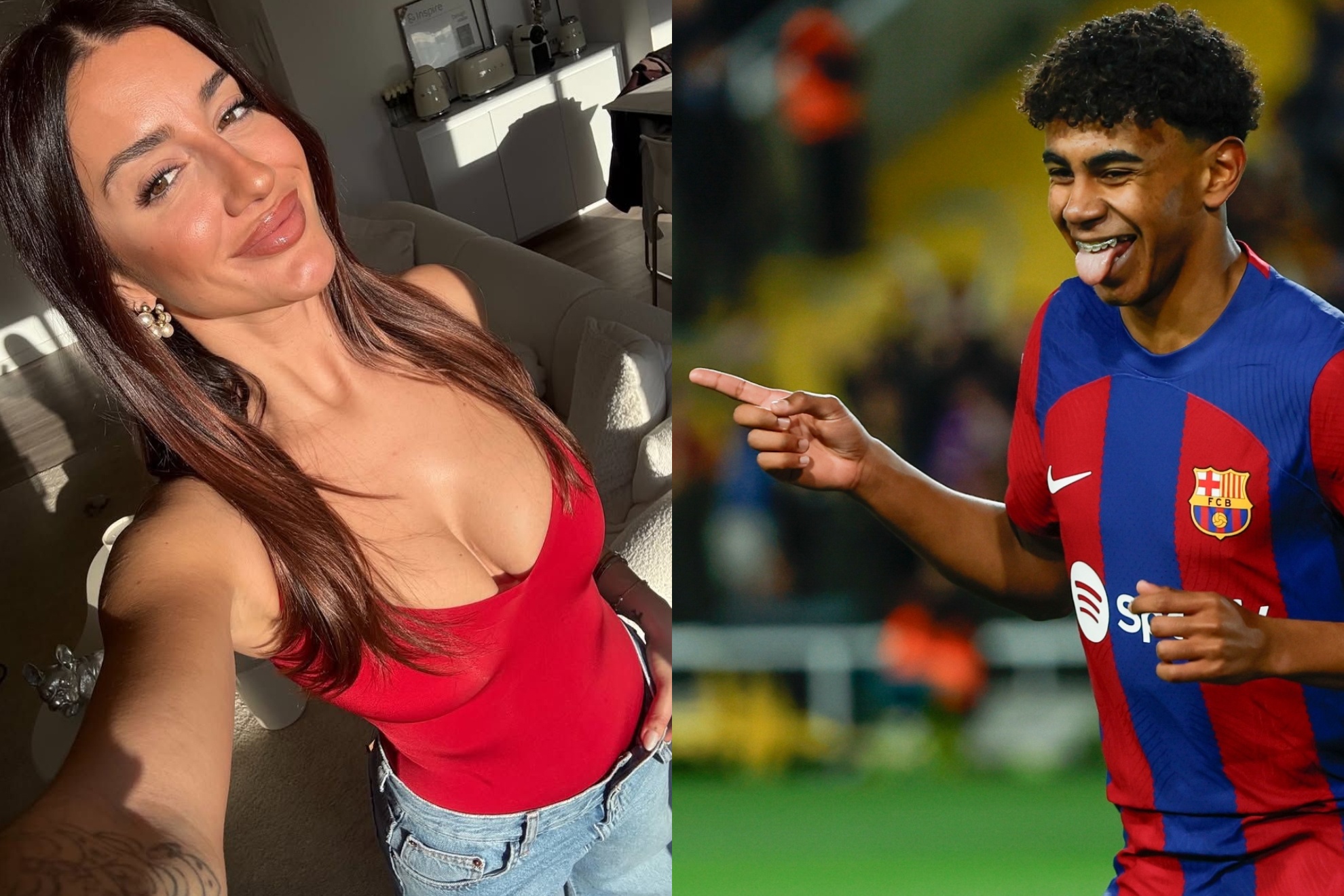 Co gai gay chu y khi di nghi he cung Yamal hinh anh