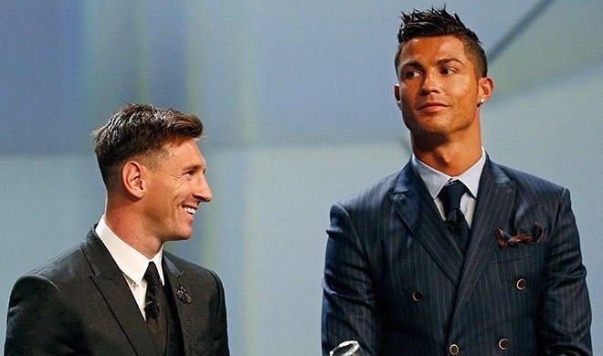 Messi nguong mo Ronaldo hinh anh