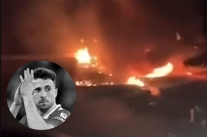 Canh chiec xe cua Jota boc chay ngun ngut hinh anh