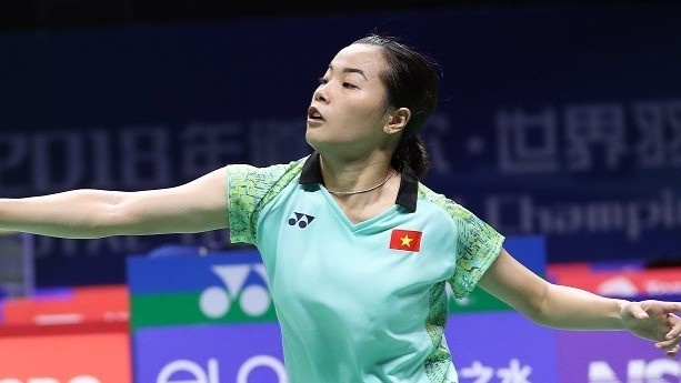 Thuy Linh thang tay vot Thai Lan tai giai vo dich the gioi hinh anh