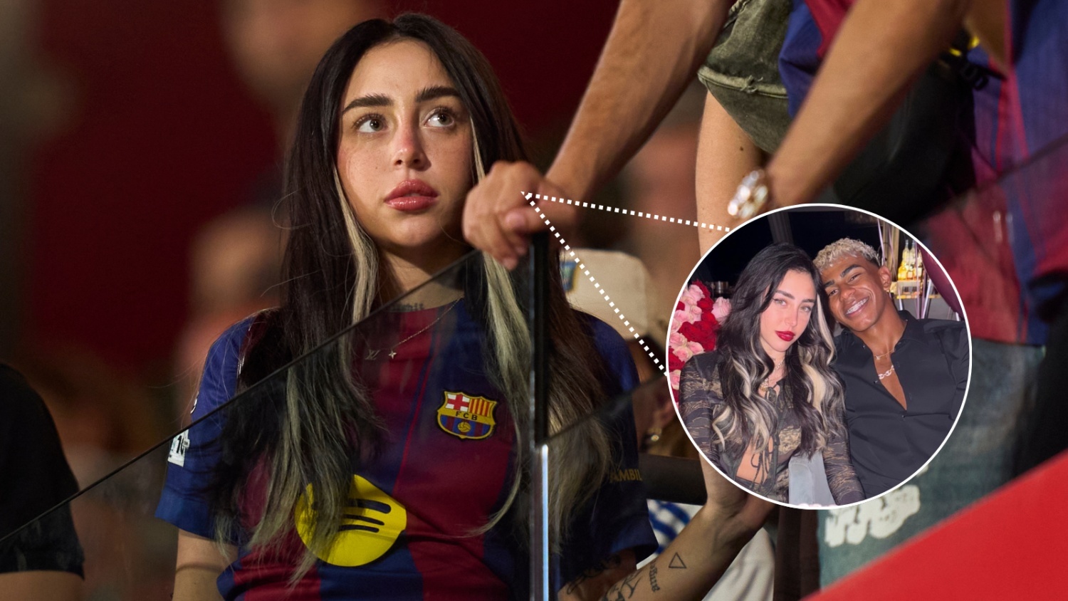 Nghi van Yamal chia tay ban gai hinh anh