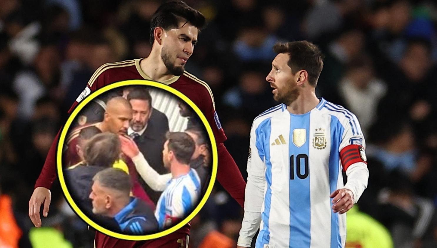 Khoanh khac Messi gay gat hinh anh