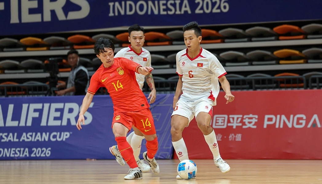 Tuyen futsal Viet Nam thang Trung Quoc 7-2 o giai chau A hinh anh