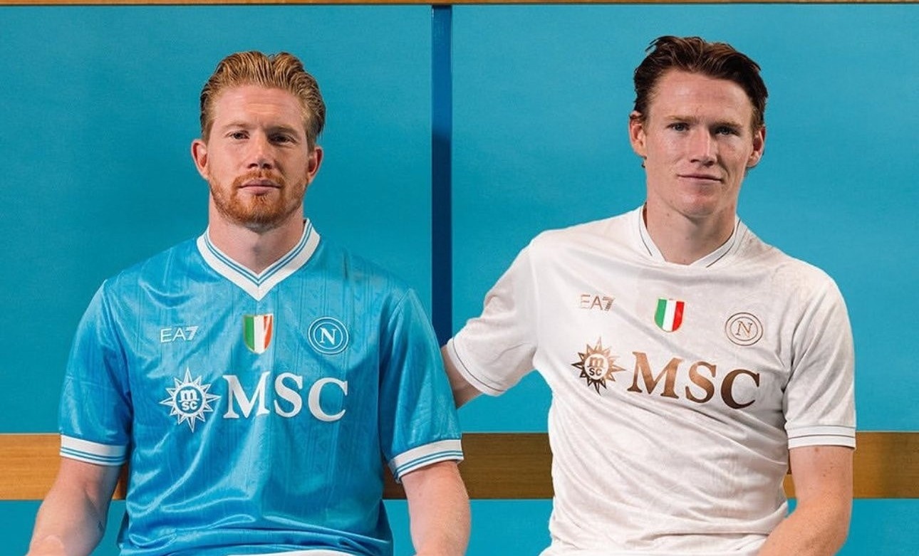 De Bruyne den, McTominay mat cho o Napoli hinh anh