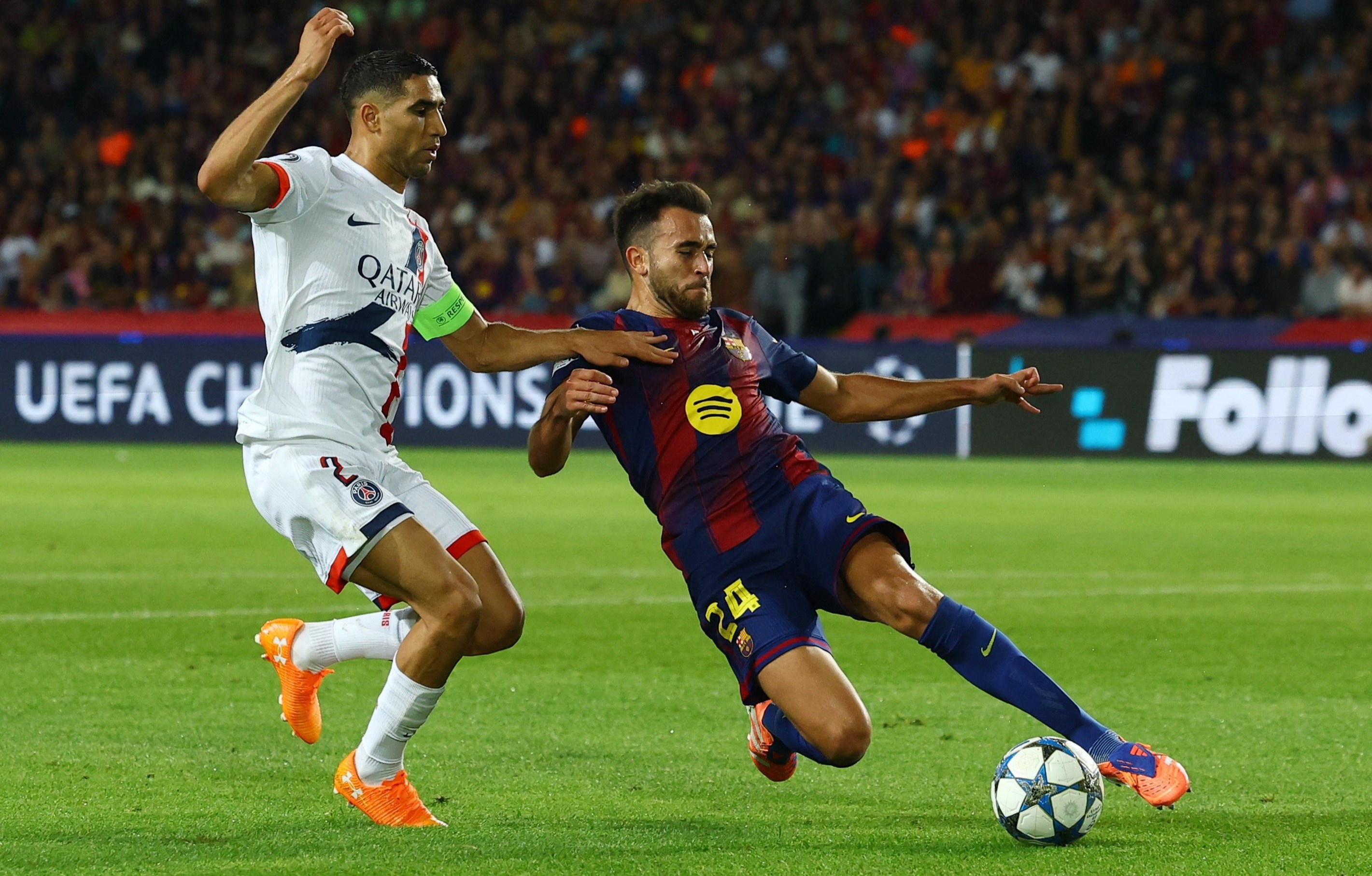 Chieu tro lau ca o tran PSG thang Barcelona hinh anh