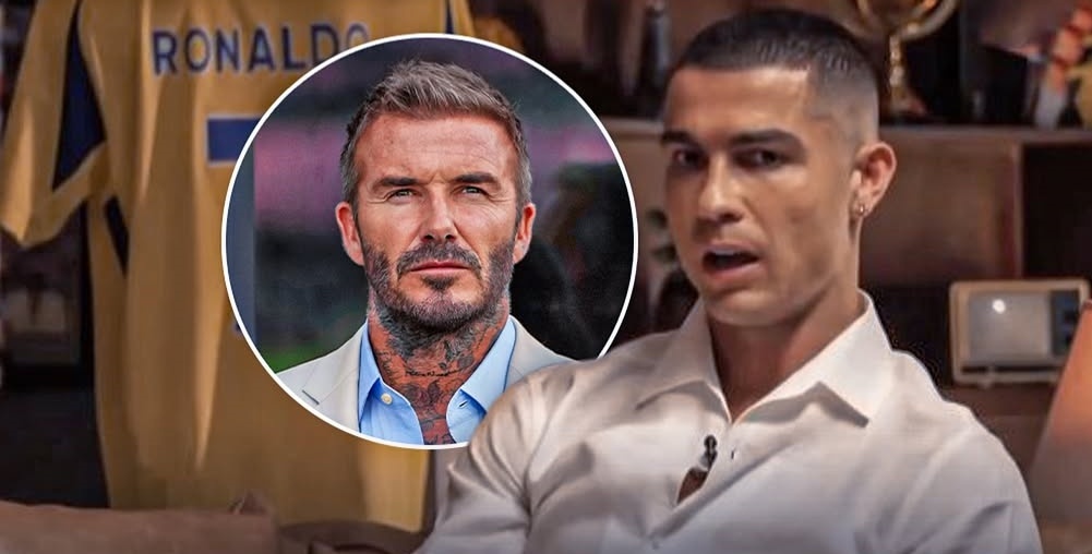 Ronaldo: 'Beckham dep trai, toi hoan hao' hinh anh