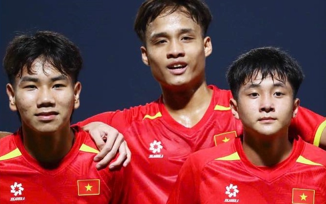 U17 Viet Nam thang 14-0 hinh anh