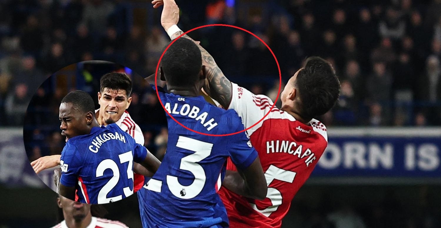 Tinh huong gay phan no o tran Chelsea - Arsenal hinh anh