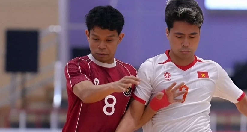 Futsal Viet Nam thang nghet tho Indonesia hinh anh