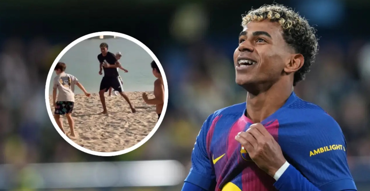 Yamal xin bon tre da bong cung o bai bien hinh anh