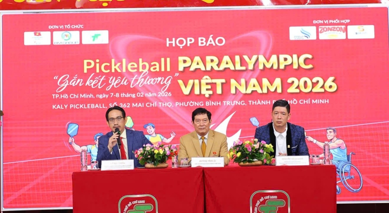 Giai pickleball ton vinh nguoi khuyet tat hinh anh