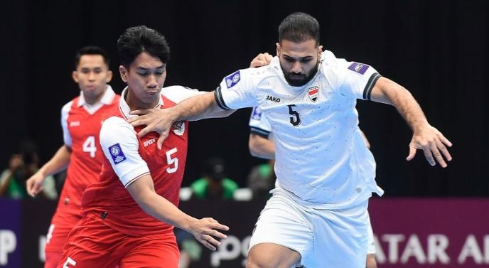 Futsal Viet Nam gap Indonesia o tu ket giai chau A hinh anh