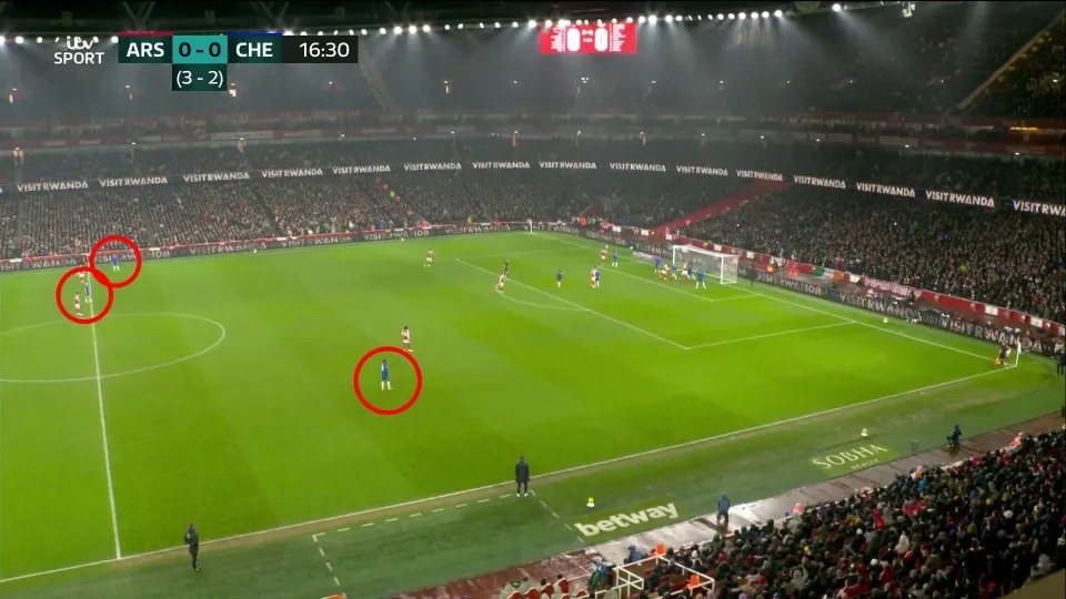 3 cau thu Chelsea bo vung cam, pha the phat goc cua Arsenal hinh anh