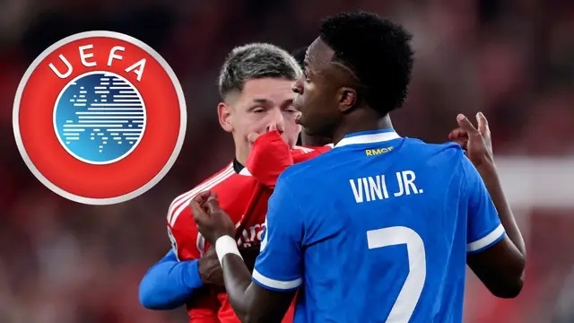 UEFA dieu tra vu Vinicius bi goi la 'con khi' hinh anh