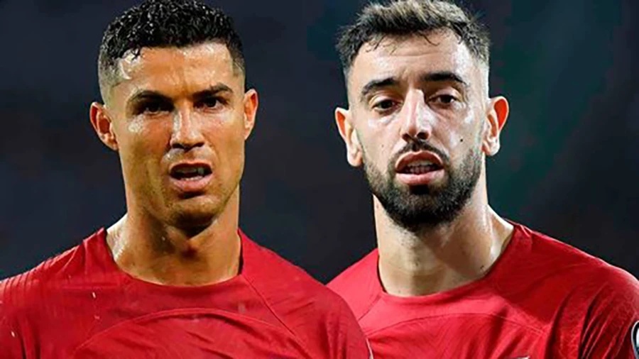 Fernandes tai hien dau an cua Ronaldo tai MU hinh anh