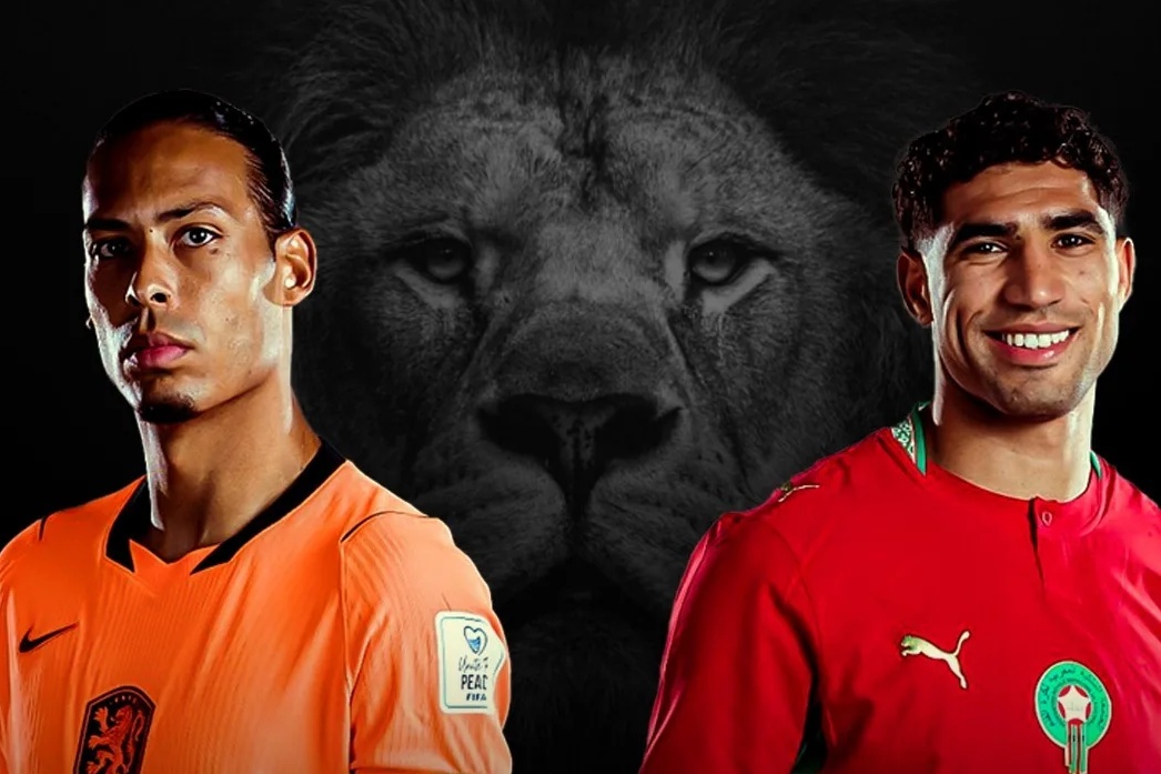 Morocco gap Ha Lan la tran bong duong pho len san khau World Cup hinh anh